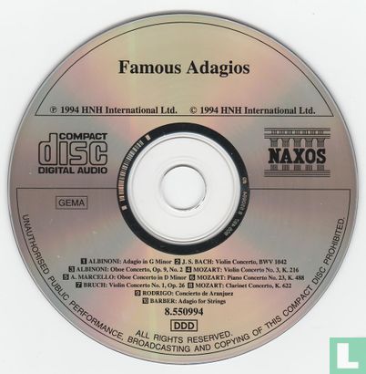 Famous Adagios - Afbeelding 3