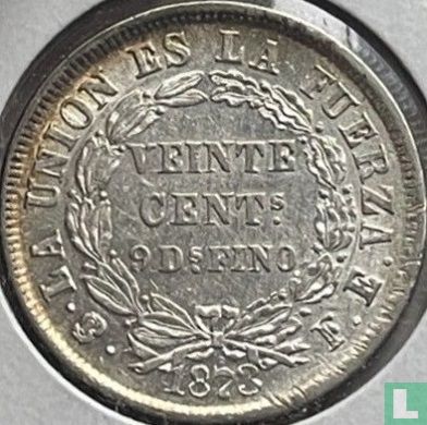 Bolivie 20 centavos 1873 - Image 1