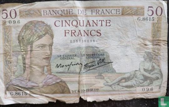 France 50 Francs - Image 1