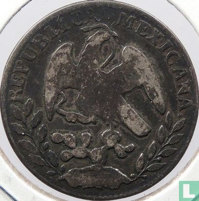 Mexico 2 reales 1868 (Go YF) - Image 2