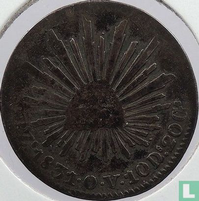 Mexiko 2 Real 1831 (Zs OV) - Bild 1