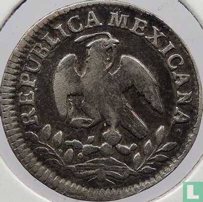 Mexico ½ real 1860 (C PV) - Image 2