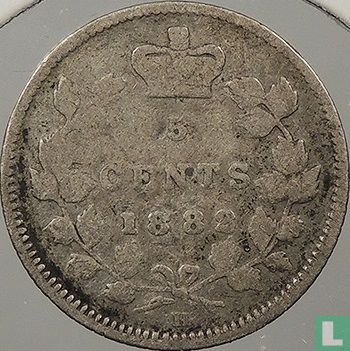 Canada 5 cents 1882 - Afbeelding 1