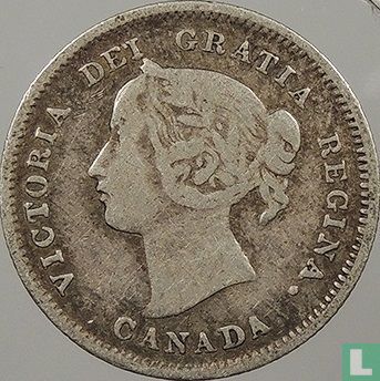 Canada 5 cents 1891 - Afbeelding 2