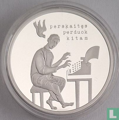 Litouwen 5 euro 2023 (PROOF) "The role of the Lithuanian Catholic Church in unarmed resistance" - Afbeelding 2