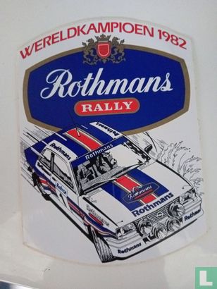 Rothmans Rally Wereldkampioen 1982