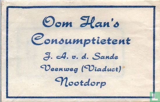 Oom Han's Consumptietent - Image 1