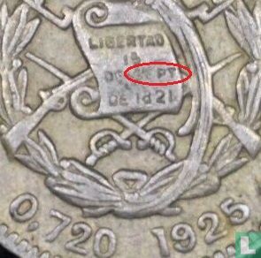 Guatemala 5 centavos 1925 (zilver) - Afbeelding 3