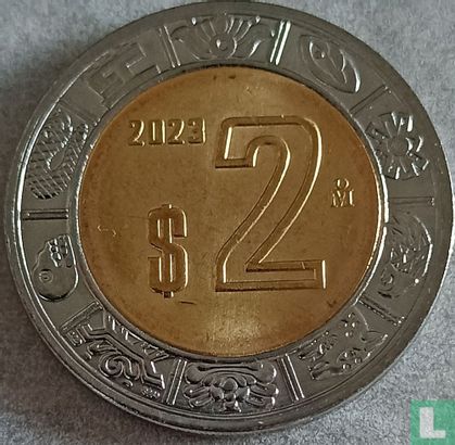 Mexique 2 pesos 2023 - Image 1