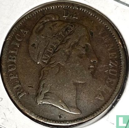 Venezuela 1 centavo 1852 (type 2) - Image 2