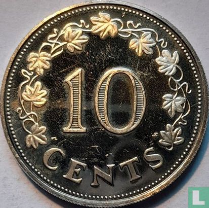 Malte 10 cents 1976 - Image 2