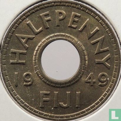 Fidschi ½ Penny 1949 - Bild 1