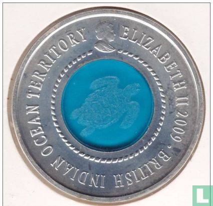 British Indian Ocean Territory 2 pounds 2009 (PROOF) "Life of the turtle" - Image 1