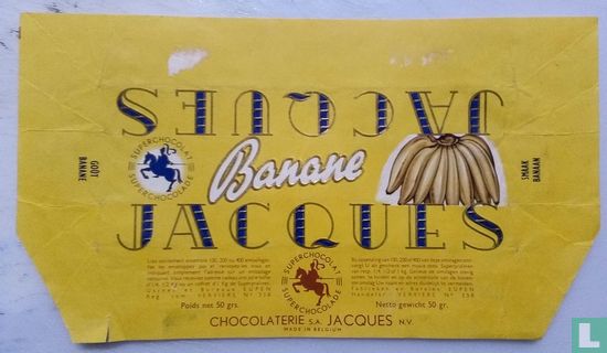  Chocolat Jacques 50 g. Banane