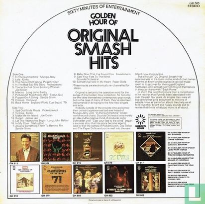 Golden Hour of Original Smash Hits - Afbeelding 2