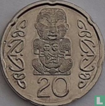 Nouvelle-Zélande 20 cents 2020 - Image 2