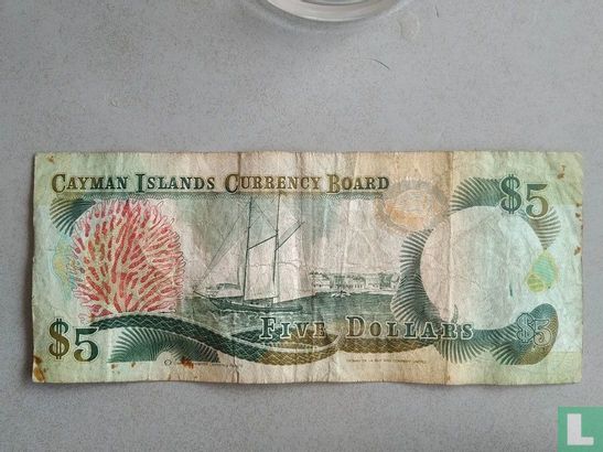 Cayman Islands 5 Dollars - Image 2