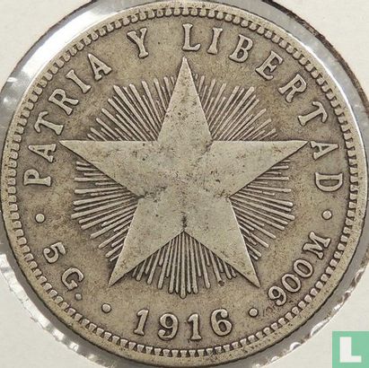 Cuba 20 centavos 1916 - Afbeelding 1