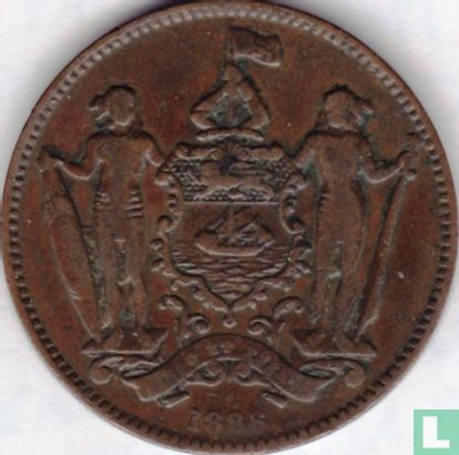 Brits Noord-Borneo 1 cent 1886 - Afbeelding 1