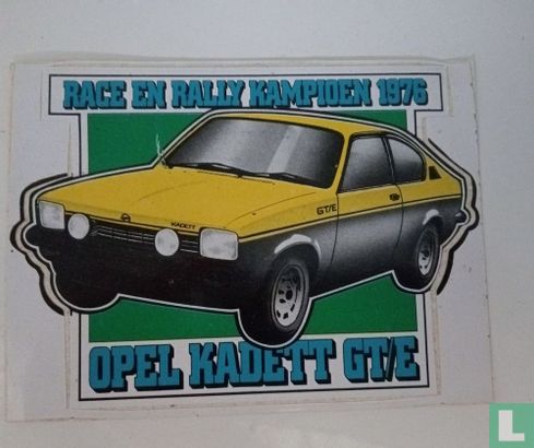 Opel Kadett GT/E Race en Rally Kampioen 1976 