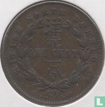 Bornéo du Nord britannique 1 cent 1885 - Image 2
