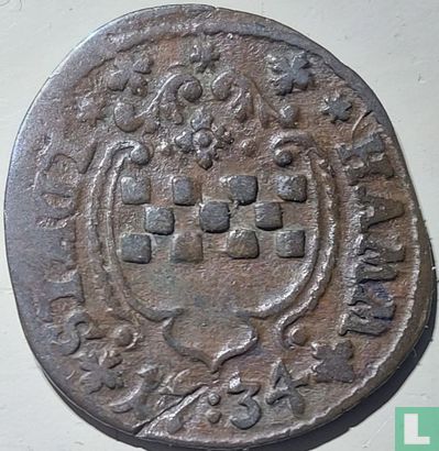 Hamm 3 pfennig 1734 - Image 1