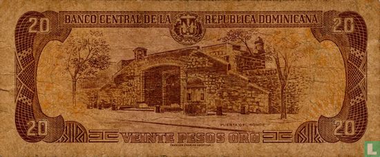 Dominicaanse Republiek 20 pesos oro  - Afbeelding 2