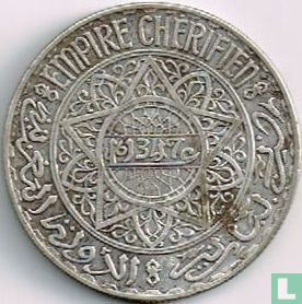 Marokko 20 francs 1929 (AH1347) - Afbeelding 1
