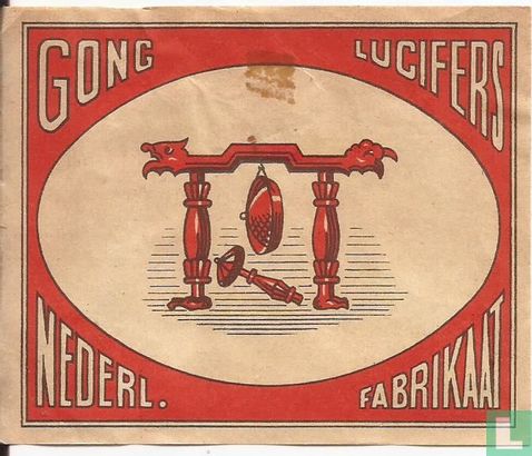 Gong lucifers - Nederl. Fabrikaat