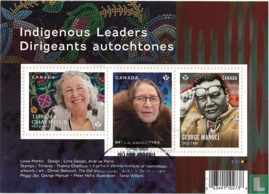 Indigene Führer der kanadischen First Nations