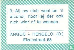  Angob Drink geen alcohol ( Blauw )