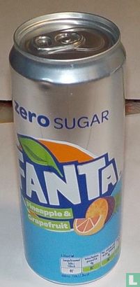 Fanta Pineapple & Grapefruit Zero Sugar 33 cl  - Image 1