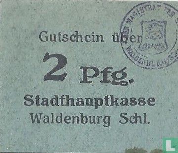 Waldenburg, Stadt 2 Pfennig O.D. - Afbeelding 1