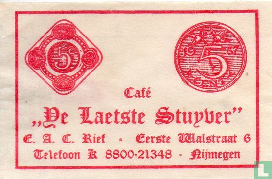 Café "De Laetste Stuyver" - Afbeelding 1