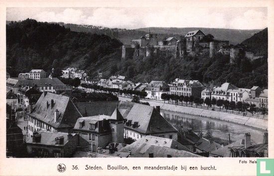 Steden. Bouillon, een meanderstadje bij een burcht - Afbeelding 1