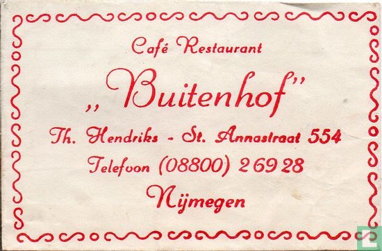 Café Restaurant "Buitenhof" - Image 1
