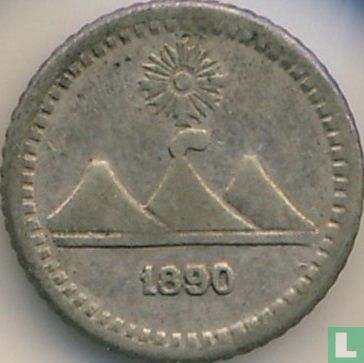 Guatemala ¼ real 1890 - Image 1