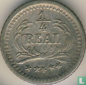 Guatemala ¼ real 1890 - Image 2