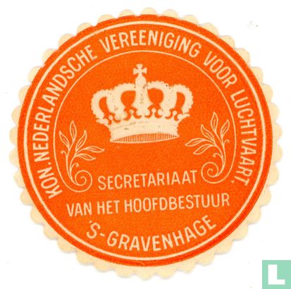 Kon. Nederlandsche Vereeniging Voor Luchtvaart Secretariaat van het Hoofdbestuur 's-Gravenhage