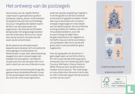 Vases tulipes de Delft - Image 3