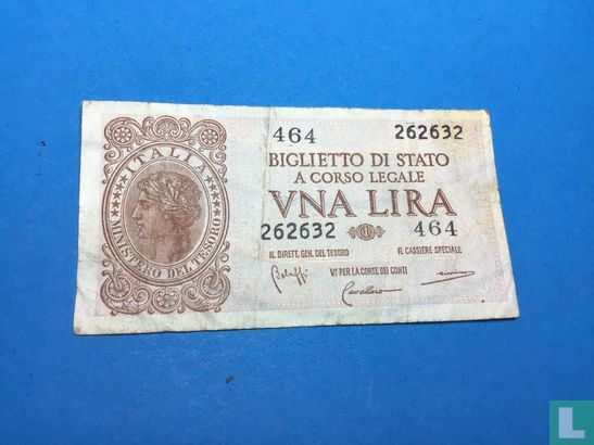 Italy 1 lira - Image 1