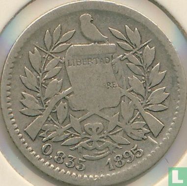 Guatemala ½ real 1895 (sans H) - Image 1
