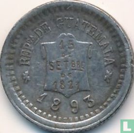 Guatemala ½ real 1893 (type 1) - Image 1