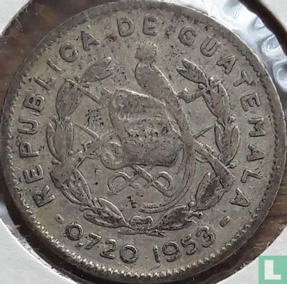Guatemala 5 centavos 1953 (zilver) - Afbeelding 1