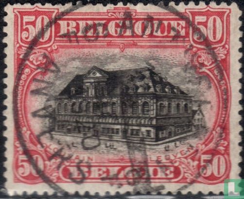 Leuven, with overprint T