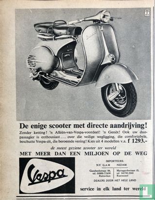De enige scooter met directe aandrijving!