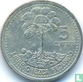 Guatemala 5 centavos 1998 (type 2) - Image 2
