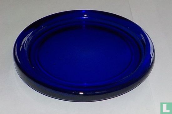 Glazen onderzetter blauw  - Image 1
