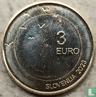 Slovénie 3 euro 2023 "110th anniversary Birth of Slovenian writer Boris Pahor" - Image 1