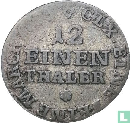 Saxony-Albertine 1/12 thaler 1763 (FWoF - type 2) - Image 1
